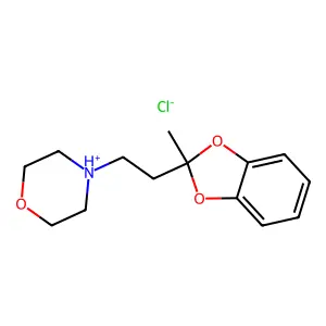 1,3-Benzodioxole, 2-methyl-2-(2-morpholinoethyl)-, hydrochloride structure