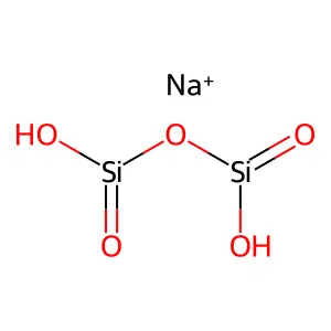 Silicic acid, (H2-Si2-O5), sodium salt structure