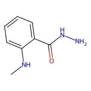 Benzoic acid, 2-(methylamino)-, hydrazide structure