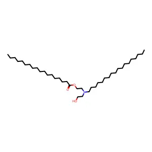 2-((2-Hydroxyethyl)octadecylamino)ethyl stearate structure
