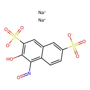 1-Nitroso-3,6-disulfonate structure