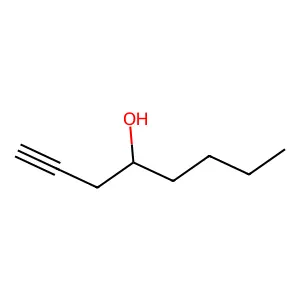 1-Octyn-4-ol structure