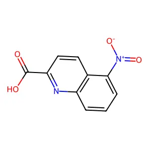 5-Nitroquinaldic acid structure