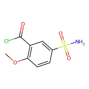 5-(Aminosulphonyl)-2-methoxybenzoyl chloride structure