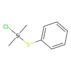 Silane, chlorodimethyl(phenylthio)- structure