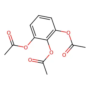 Pyrogallol triacetate structure