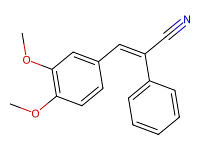 3-(3,4-Dimethoxyphenyl)-2-phenyl-prop-2-enenitrile structure