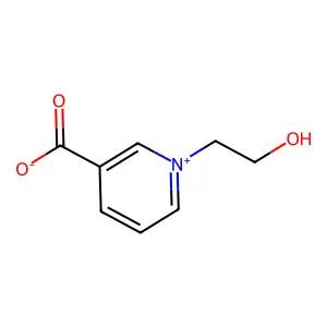 3-Carboxylato-1-(2-hydroxyethyl)pyridinium structure