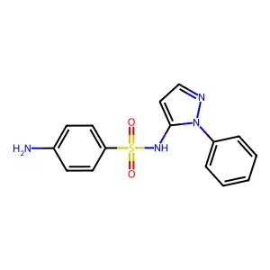 Sulfaphenazole structure
