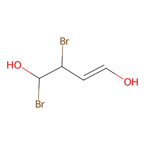 3,4-Dibromobut-1-ene-1,4-diol structure