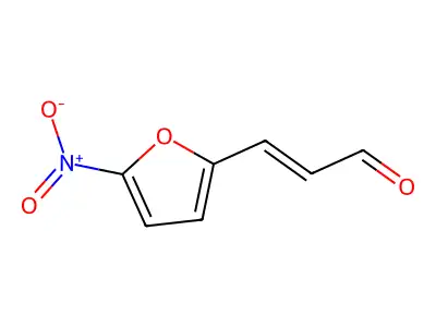 5-Nitrofuran-2-acrylaldehyde structure