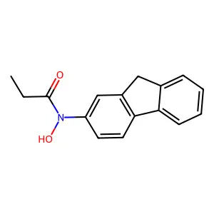 Propanamide, N-9H-fluoren-2-yl-N-hydroxy- structure