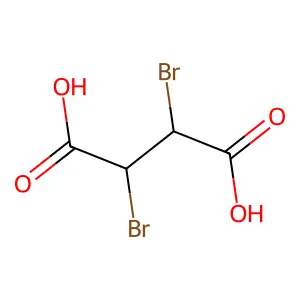 2,3-Dibromosuccinic acid structure