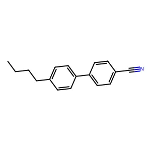 [1,1'-Biphenyl]-4-carbonitrile, 4'-butyl- structure