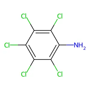 Pentachloroaniline structure