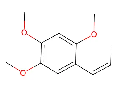 1,2,4-Trimethoxy-5-(1-propenyl)benzene structure