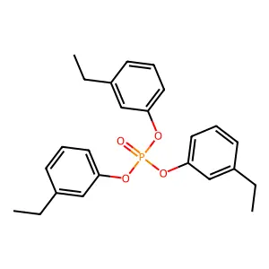 Phenol, 3-ethyl-, phosphate (3:1) structure