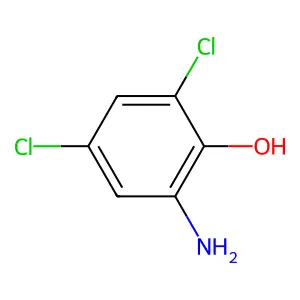 2-Amino-4,6-dichlorophenol structure
