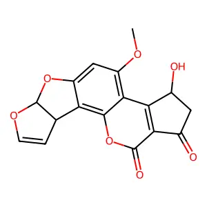 Aflatoxin Q1 structure