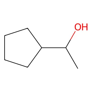 1-Cyclopentylethanol structure