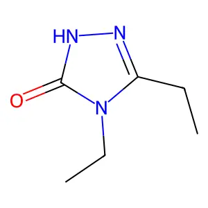 4,5-diethyl-2,4-dihydro-3H-1,2,4-triazol-3-one structure