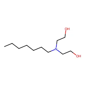 2,2'-(Heptylimino)bisethanol structure