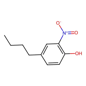 4-Butyl-2-nitrophenol structure