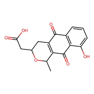Nanaomycin structure