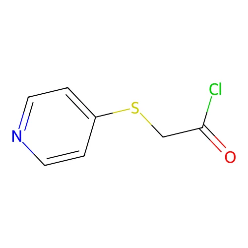 (4-Pyridylthio)acetyl chloride structure