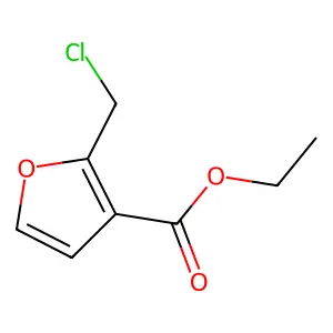 Ethyl 2-(chloromethyl)-3-furoate structure