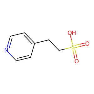 4-Pyridineethanesulfonic acid structure