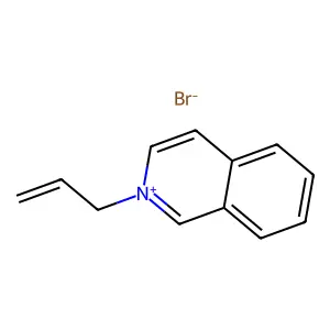 Isoquinolinium, 2-(2-propen-1-yl)-, bromide (1:1) structure