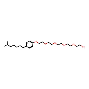 14-(p-Isooctylphenoxy)-3,6,9,12-tetraoxatetradecan-1-ol structure