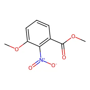 Benzoic acid, 3-methoxy-2-nitro-, methyl ester structure