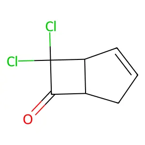 7,7-Dichlorobicyclo[3.2.0]hept-2-en-6-one structure