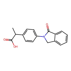 (-)-Indoprofen structure