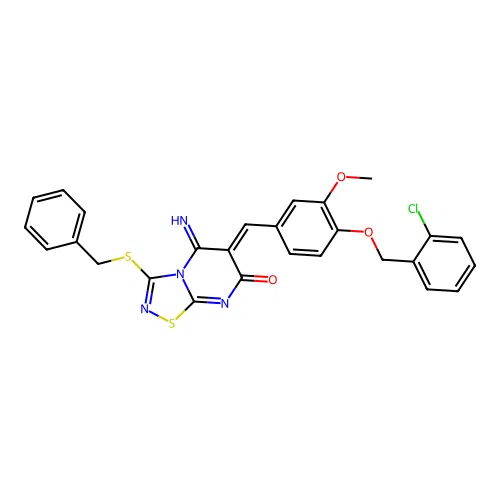 C27H21ClN4O3S2 structure