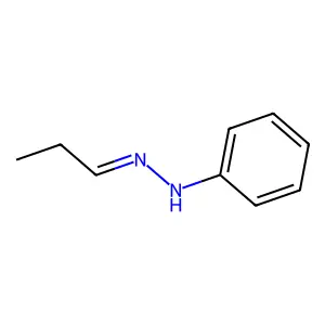 Propanal, 2-phenylhydrazone structure
