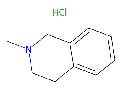N-Methyl-1,2,3,4-tetrahydroisoquinoline hydrochloride structure
