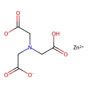 Zinc nitrilotriacetate structure