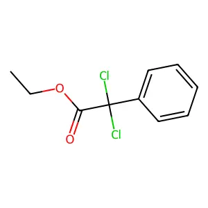 Benzeneacetic acid, alpha,alpha-dichloro-, ethyl ester structure