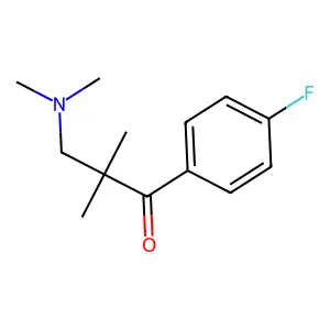 Propiophenone, 2,2-dimethyl-3-(dimethylamino)-4'-fluoro- structure