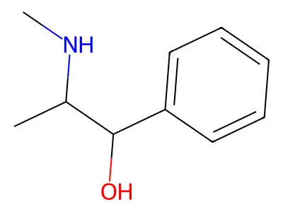DL-Ephedrine structure