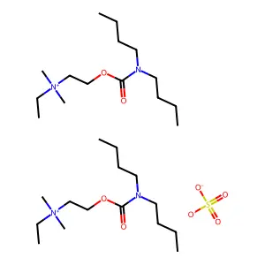 Dibutoline Sulfate structure