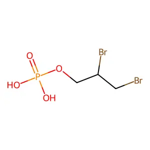 1-Propanol, 2,3-dibromo-, 1-(dihydrogen phosphate) structure