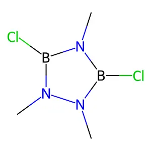 1,2,4,3,5-Triazadiborolidine, 3,5-dichloro-1,2,4-trimethyl- structure