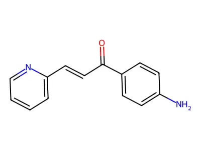 1-(4-Aminophenyl)-3-pyridin-2-ylprop-2-en-1-one structure