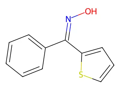 Phenyl(2-thienyl) ketone oxime structure
