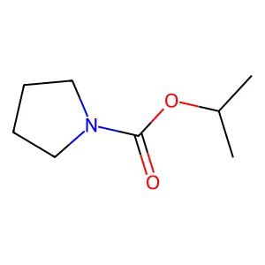 Isopropyl 1-pyrrolidinecarboxylate structure