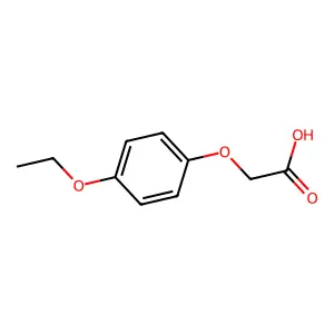 4-Ethoxyphenoxyacetic acid structure